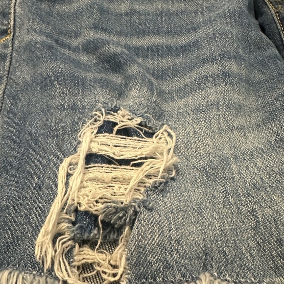 Cat & Jack Blue Denim Overalls Bibs with Shortalls Girls 10/12 Target Large - Picture 4 of 9